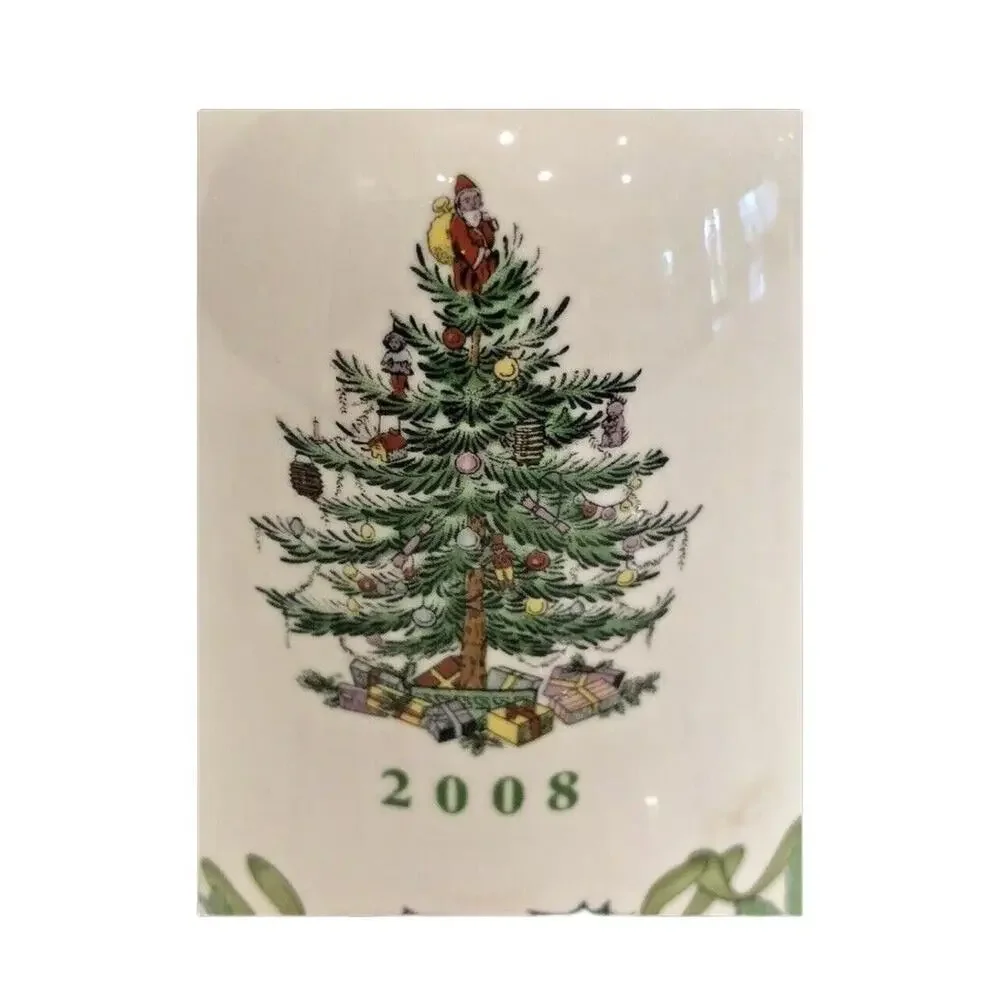 Spode Limited‎ Edition 70th Anniversary 2008 Christmas Tree Porcelain Bell 7.5